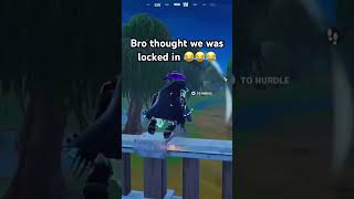 Bro thought we was locked in fortnite loot zerobuild fn ranked Unrealrank gaming funny [upl. by Yelhak729]