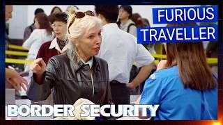 Passenger Erupts Over Search of Unusually Heavy Bag  S2 Ep 2  Border Security Australia [upl. by Kara976]