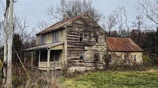 Incredible Abandoned Log Cabin Older then the United States built in 1751 [upl. by Treb947]