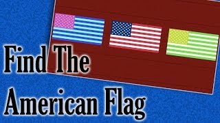 Find The American Flag  Veterans Day video for children [upl. by Enautna]