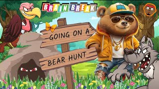 Bear Hunt Song  Bear Hunt Run and Freeze  Bear Hunt Game for Kids  PhonicsMan Fitness [upl. by Bliss]