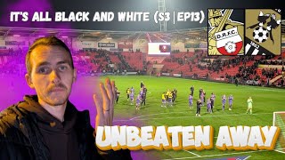 NOTTS BATTLE TO KEEP UNBEATEN AWAY STREAK  Its All Black and White Matchday Vlog S3EP13 [upl. by Ytsud]