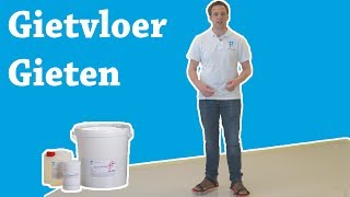 Epoxy gietvloer leggen  Instructievideo DIY project [upl. by Adhamh]