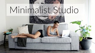 Minimalist Studio Apartment Tour [upl. by Ahsiekin]