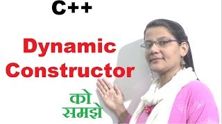 Dynamic Constructor in C in Hindi Lec25 [upl. by Donegan]