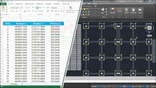 The right way to export Footings Coordinates from AutoCAD into Excel without any lisps [upl. by Bhayani]