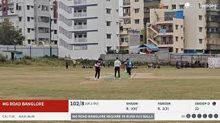 Live Cricket Match  MG ROAD BANGLORE vs JAYANAGAR Stallion  23Sep24 0930 AM 15 overs  JOYALUKK [upl. by Bergerac]