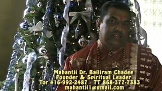 Mahantji Dr Balliram Chadee speaks about Gratitude and Volunteering [upl. by Hallsy]