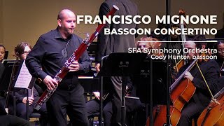 Francisco Mignone Bassoon Concertino [upl. by Ayela]