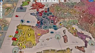 Europa Universalis The Price of Power Rules Overview and Solo play [upl. by Marylinda]