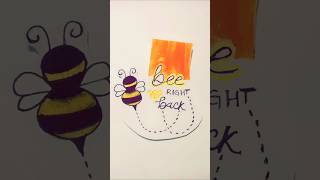 Easy Bookmarks diy bookmark honeybee tutorial [upl. by Ciapha290]