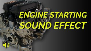 Car Engine Starting Sound Effect [upl. by Gaw]