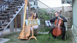 Entracte  Harp and Cello [upl. by Elvia]