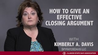 How to Give an Effective Closing Argument [upl. by Nayt]