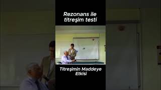 Rezonans ile titreşim testi rezonans titreşim bilim [upl. by Stets]