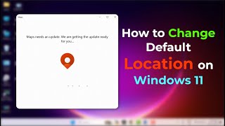 How to Set a Default Location in Windows 11 [upl. by Cassandry]