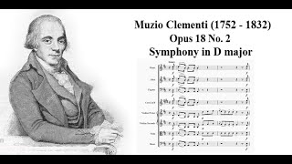 Clementi Op 18 No 2  Symphony in D major [upl. by Danella]