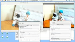 Control Raspberry Pi Cameras with GUI brightness Contrast ExposureValue Saturation amp Sharpness [upl. by Nnaeinahpets981]