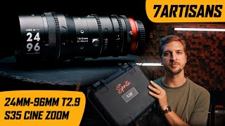 7Artisans 2496mm T29 filmový objektiv pro Canon EF PL [upl. by Cesare]