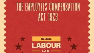 Employee Compensation Act 1923 malayalam [upl. by Vedetta]