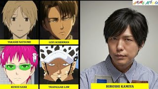 Attack on Titan Japanese Voice Actors and their characters with same voice characters [upl. by Atsed]