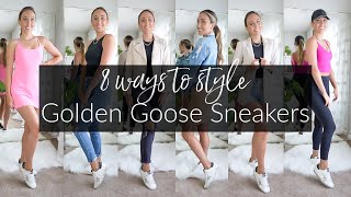 HOW TO STYLE GOLDEN GOOSE SNEAKERSstyling sneakers [upl. by Lotson]