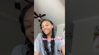 20 box braid inspiration styles braidstyles braids naturalhair protectivestyles braids inspo [upl. by Ossie]