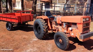 AGRALE 4200 COM CARRETA BASCULANTE A VENDA TRATOR GOSTOSO DE TRABALHAR VALENTE E ECONÔMICO D [upl. by Comptom]