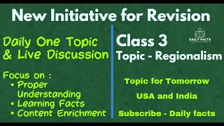 Regionalism in India II Historical Background II Current issues amp Suggestions II Discussion Class 3 [upl. by Arodasi433]