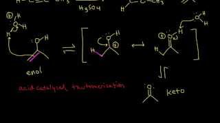 Hydration of alkynes  Alkenes and Alkynes  Organic chemistry  Khan Academy [upl. by Orland]