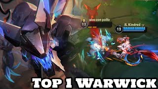 wild Rift Warwick  Top 1 Warwick Gameplay Rank Master [upl. by Carmen221]