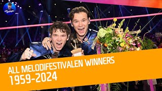 🇸🇪 Melodifestivalen 2024 All Winners  Alla Vinnare 19592024 [upl. by Genie850]