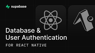 React Native Database amp User Authentication [upl. by Otnicaj]