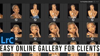 The EASIESTFASTEST Way to Send Photo Proofs to Your Clients Using Lightroom [upl. by Lonier217]