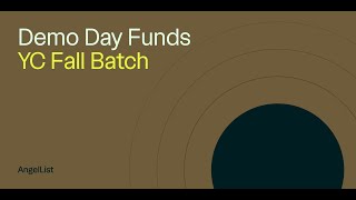 AngelList Demo Day Funds  Lead Introduction Webinar F24 [upl. by Lillie]