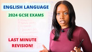 GCSE English Language Paper 1 2024 Exams Last Minute Revision  How To EASILY Pass This Paper [upl. by Nottus682]