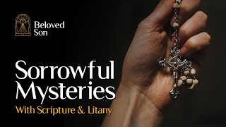 The Rosary Sorrowful Mysteries With Music [upl. by Ylatfen]