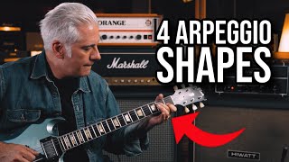 4 Arpeggio Shapes to Master The Fingerboard [upl. by Etnomal]