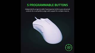 Razer DeathAdder Essential Gaming Mouse6400 DPI Optical Sensor5 Programmable Buttons [upl. by Cirek]