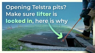 Opening Telstra pits Make sure lifter is locked in Here is why [upl. by Lissy698]