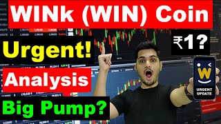 WINk WIN Coin Latest News Update Today 🔥 Cryptocurrency Price Prediction 💯 Urgent [upl. by Wilkens]