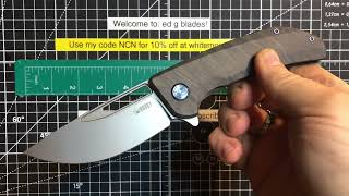 Best Kubey Yet  Finally Available The Kubey Hyperion in Flamed Ti edc kubeyknives best [upl. by Alram]