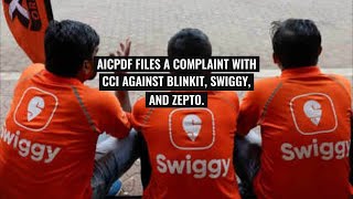 AICPDF Files Complaint Against Blinkit Swiggy Zepto for Predatory Pricing [upl. by Sedlik]