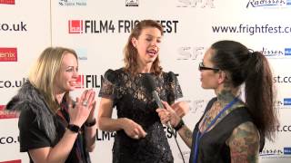 Film4 FrightFest 2015  Pollyanna McIntosh On The Red Carpet [upl. by Zavras]