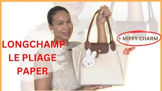 ✨NEW LONGCHAMP  MIFFY MINI HAUL  Le Pliage Paper M amp Miffy Accessories [upl. by Maclean]