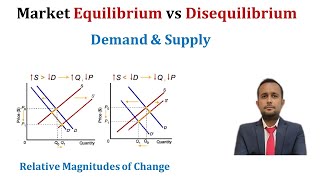 Demand and Supply Market Equilibrium vs Disequilibrium Complete Concepts Explained Hindi  Urdu [upl. by Bithia174]