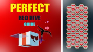 Making The Best Red Hive On Roblox Bee Swarm [upl. by Collar743]