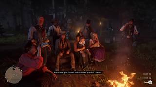 Red Dead Redemption 2 Cielito Lindo Camp Fire Song by Javier Escuella Easter Egg [upl. by Darline987]