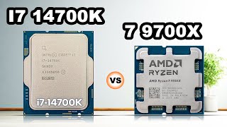 Intel Core i7 14700K vs AMD Ryzen 7 9700X Which is Best [upl. by Paddy]