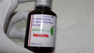 Atarax Syrup Review  Hydroxyzine Hydrochloride Uses Side Effects [upl. by Eeloj]